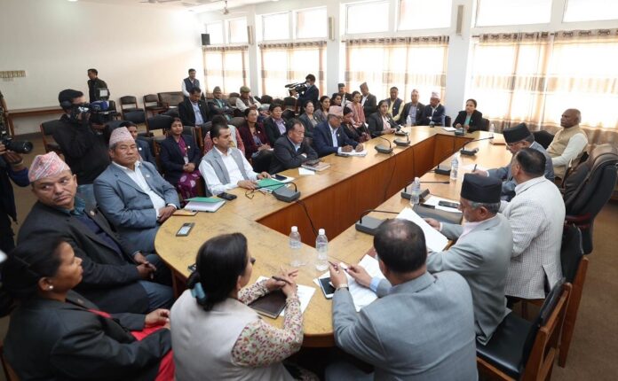 maobadi sansadiya dal meeting