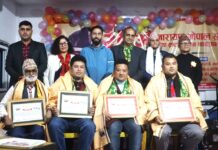 सप्तकद्वारा चार श्रष्टा सम्मानित