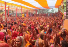 कञ्चनवनमा मिथिला मध्यमा परिक्रमाको डोला आइपुग्यो, होली उत्सव शुरु