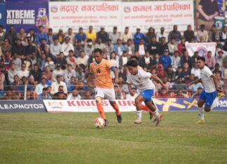 एक्स्ट्रिम सातौँ झापा गोल्डकप विनोद बस्नेत स्मृति संस्करणको उपाधि मछिन्द्र फुटबल क्लबको पोल्टामा