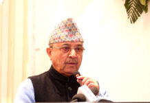 सांसदहरुलाई पूर्णबहादुर खड्काले भने–‘संविधान संशोधनको मुद्दा उठेको छ, ख्याल गर्नुहोला’