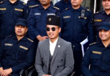 गृहमन्त्री गुरुङद्वारा जिल्ला प्रहरी परिसर काठमाडौंको अनुगमन