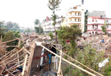 सिनामंगल क्षेत्रका अनधिकृत संरचनामा डोजर परिचालन