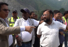 विपी राजमार्ग पुनर्निर्माणको काम अघि बढ्यो, समयमै सक्न पूर्वाधर सचिवकाे निर्देशन